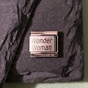 Wonder Woman Italian Charm Bracelet Link